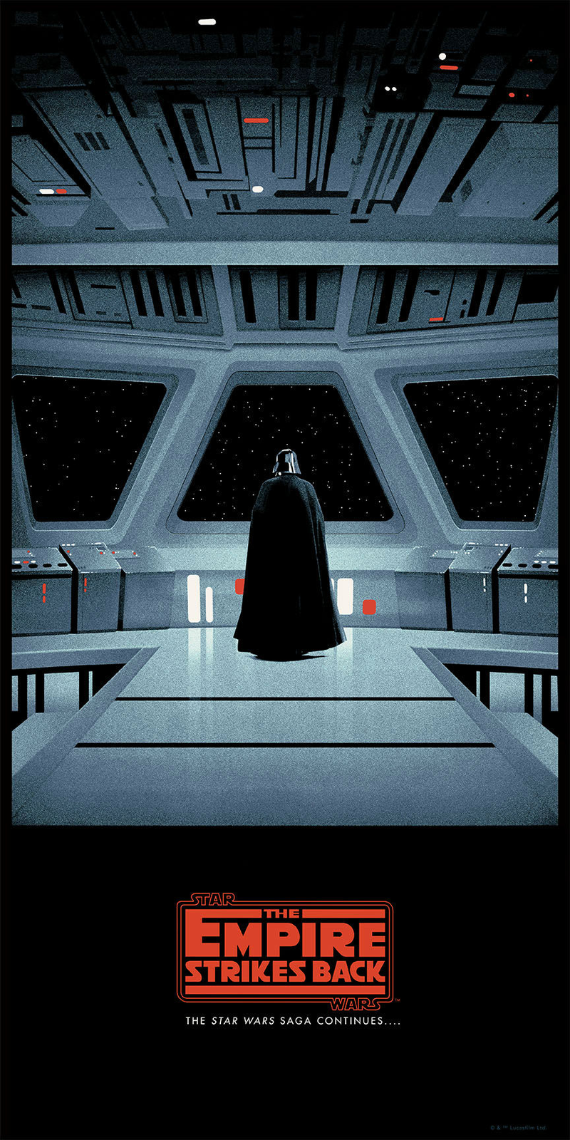Illustration for article titled Estos carteles de la trilogía original de Star Wars son puro arte retro